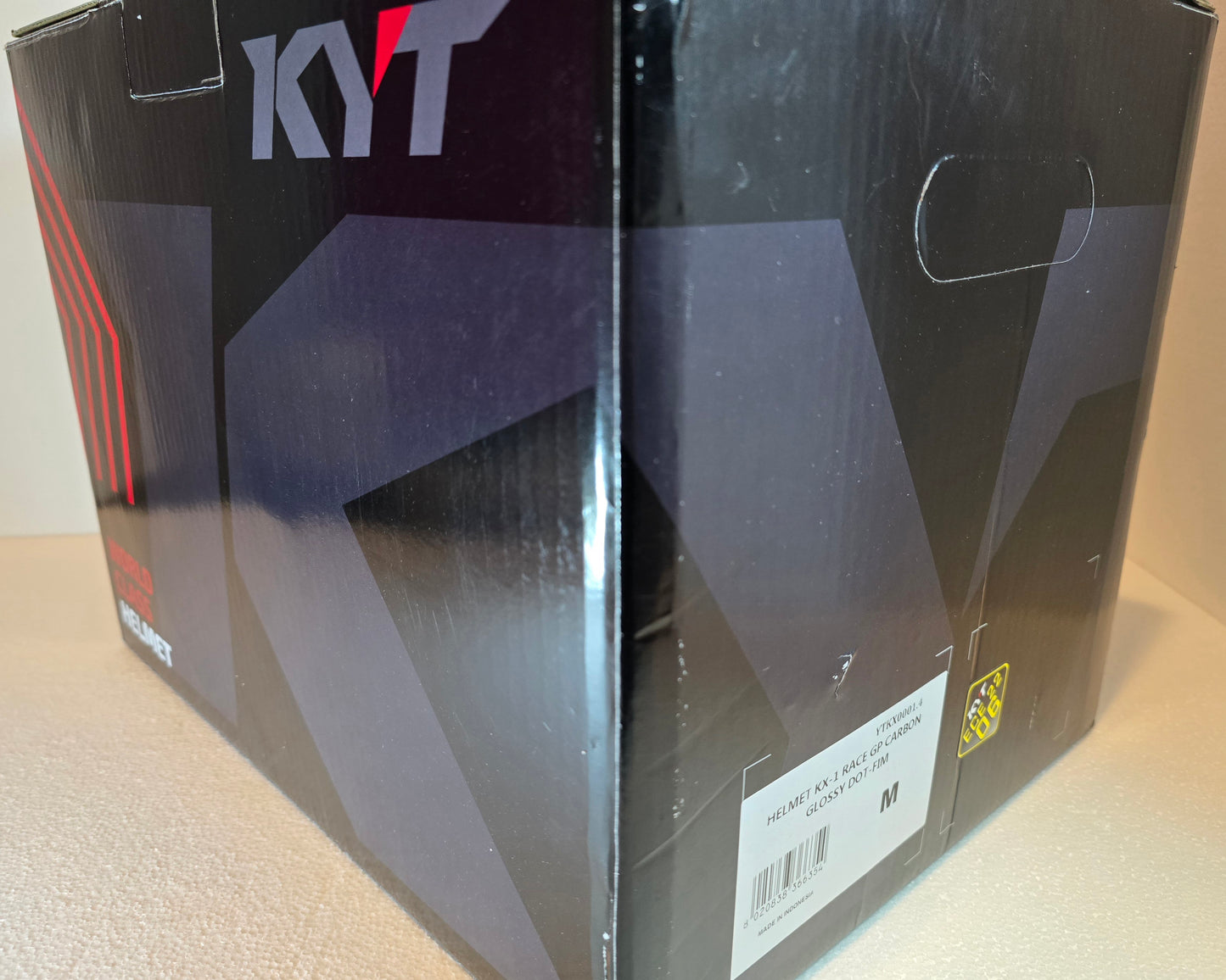 KYT KX-1 RACE GP GLOSSY CARBON (Medium) NEW *Hard to Find!!!