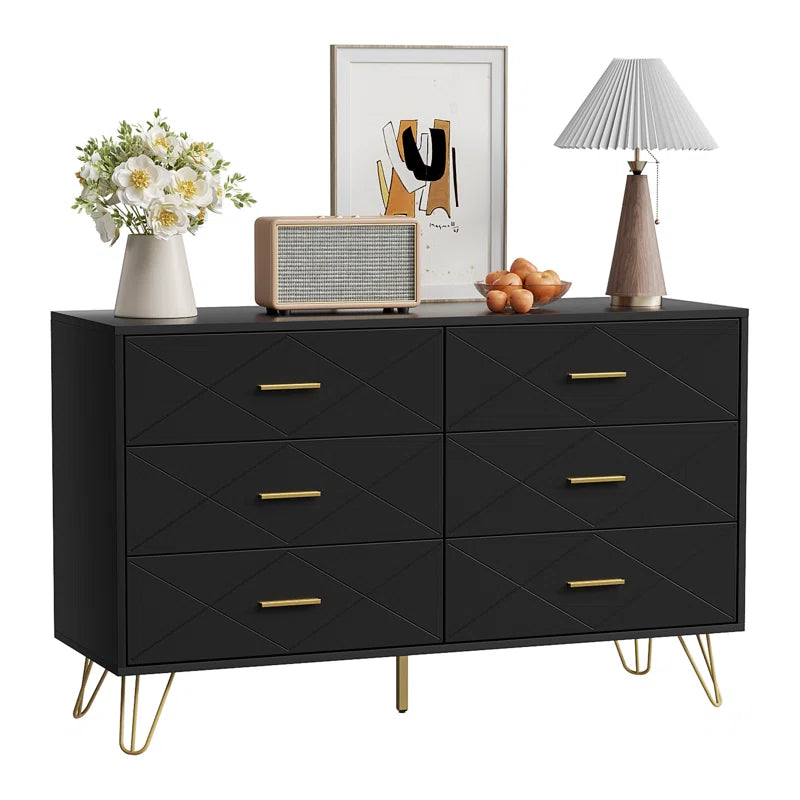 Wright - Modern 6 Drawer Dresser