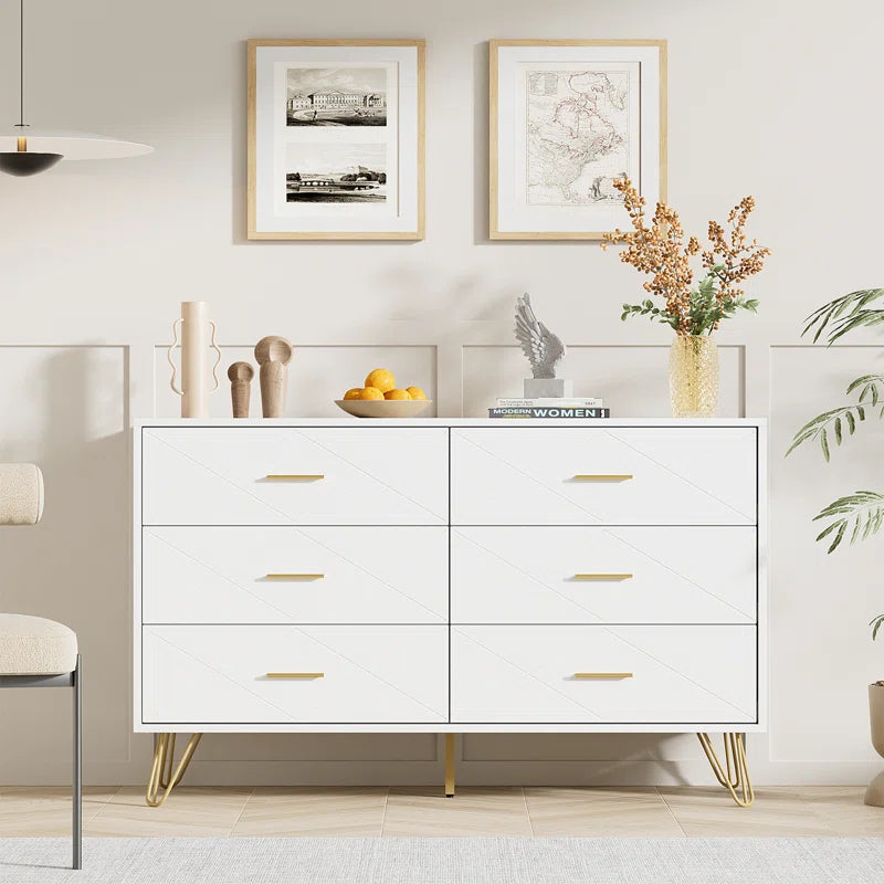 Wright - Modern 6 Drawer Dresser